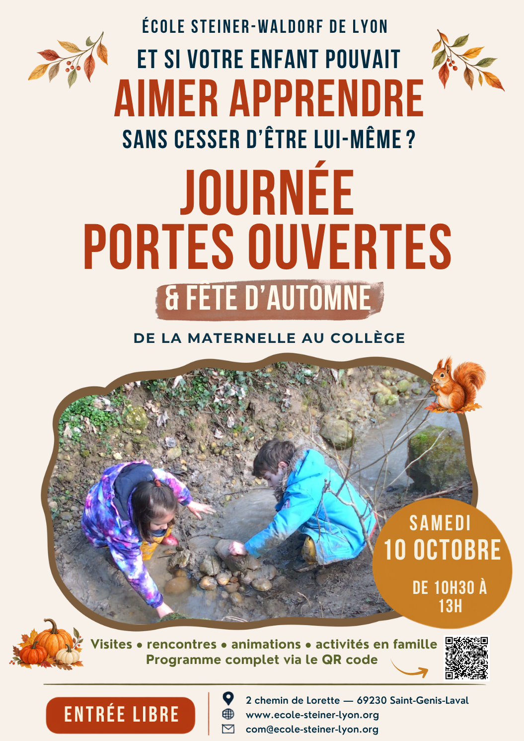 Journée portes ouvertes à l’École Steiner-Waldorf de Lyon